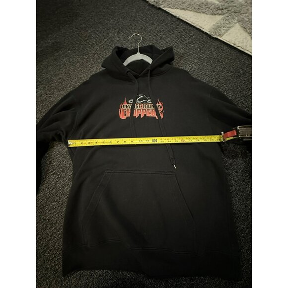 Orange County Choppers Hoodie – Winged Flaming Rider Graphic Pullover 21"x27" - Picture 9 of 9